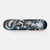 Bleu Wolf Skateboard design スケートボード (横)