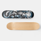 Bleu Wolf Skateboard design スケートボード (横)