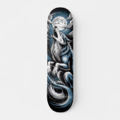 Bleu Wolf Skateboard design スケートボード (正面)