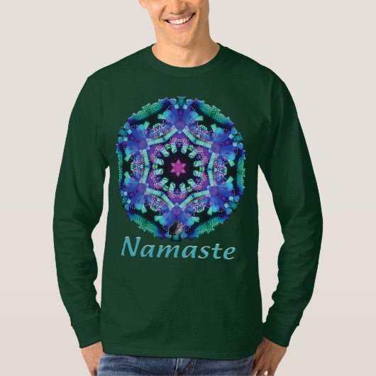 Bleus Namaste Kaleidoscope Tシャツ (正面)