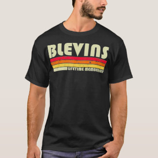 BLEVINS姓おもしろいレトロヴィンテージ80s 90s誕生日 Tシャツ