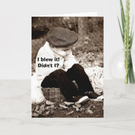 BLEW IT - SORRY CARD サンキューカード