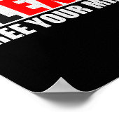 Blexit Black Exit Free Your Mind Conservative Repu ポスター (角)