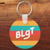 BLgTストライプフラグ キーホルダー (正面)