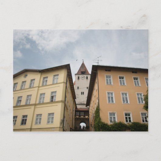 BLICK VON MARKTPLATZ HAAG AUF KLEINEN SCHLOSSTURM ポストカード (正面)