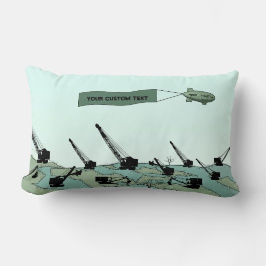 Blimp Overtダートフィールド操作エンジニアクレーンOP ランバークッション (正面)