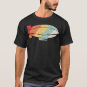 Blimp Pilot Retro Dirigible, Airship & Blimp Tシャツ (正面)