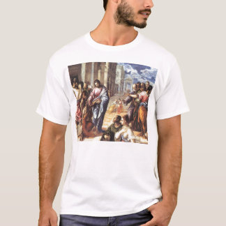 「Blindを直しているキリスト Tシャツ