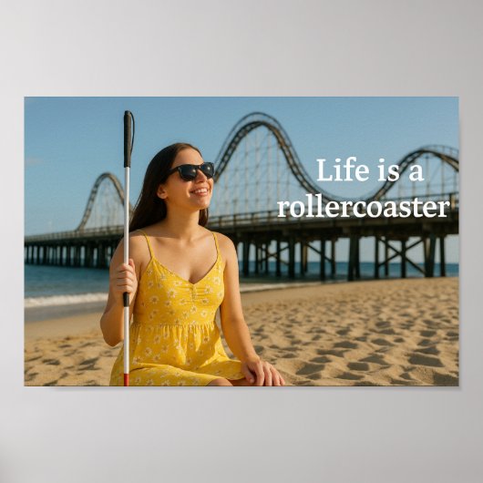 Blind Awareness Summer Poster Life is ... ポスター (正面)