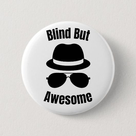 Blind But Awesome - ピンバッジ (正面)