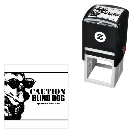 Blind Dog Self Inking Rubber Stamp セルフインキングスタンプ (インサイチュ)