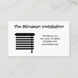 Blind Installation Service名刺 名刺