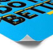 Blind People Do It Better - Blue ポスター (角)