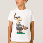 Blind Referee Blowing A Whistle T-Shirt Tシャツ (正面)