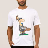 Blind Referee with Guide Dog Sports Humor Tシャツ (正面)