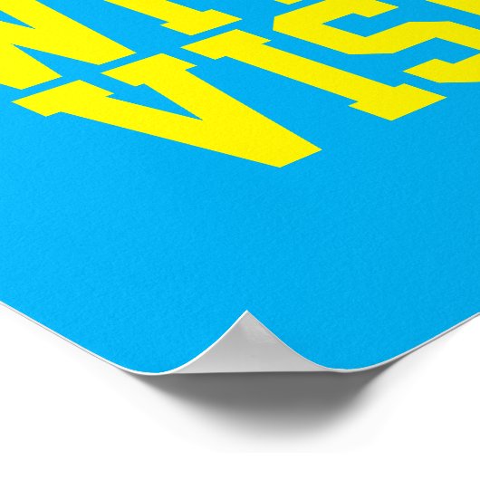 Blind With A Vision Blue ポスター (角)