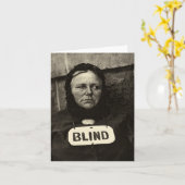 Blind Woman, New York 1917 カード (黄色い花)