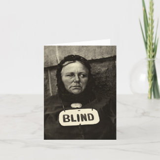 Blind Woman, New York 1917 カード