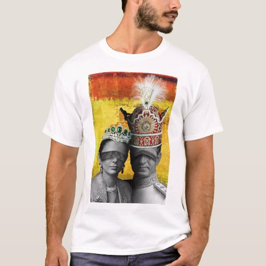 Blinded Majesty – The Shah and Empress Farah Tシャツ (正面)