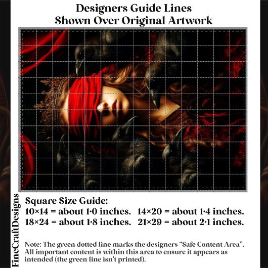 Blindfolded Gothic Queen of Ravens FC5R Decoupage 薄葉紙