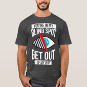 Blindness Gift For Blind People Braille Tシャツ (正面)