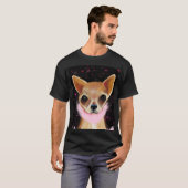 blingがついたチワワ tシャツ (正面フル)