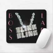 bling Bling Mousepadボスの女性 マウスパッド (マウス)