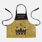 Bling! Queen of Kitchen All-Over Print Apron エプロン (正面)