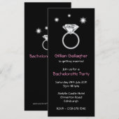 bling ring独身最後の女友達パーティー招待状 招待状 (正面/裏面)