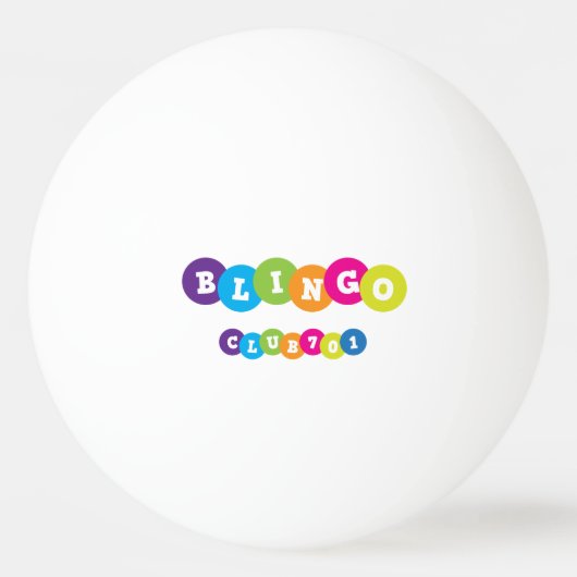 BLINGO Club701 Tシャツ 卓球ボール (正面)
