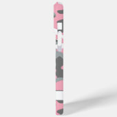 Blingy Pink Gray Camouflage Personalized Case-Mate iPhoneケース (裏面 / 左)