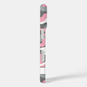 Blingy Pink Gray Camouflage Personalized Case-Mate iPhoneケース (裏面 / 右)
