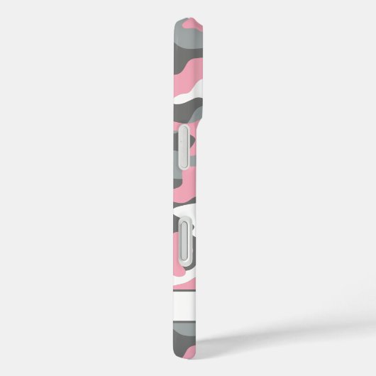 Blingy Pink Gray Camouflage Personalized Case-Mate iPhoneケース (裏面 / 右)