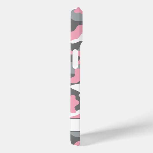 Blingy Pink Gray Camouflage Personalized Case-Mate iPhoneケース (裏面 / 右)