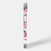 Blingy Pink Gray Camouflage Personalized Case-Mate iPhoneケース (裏面 / 右)