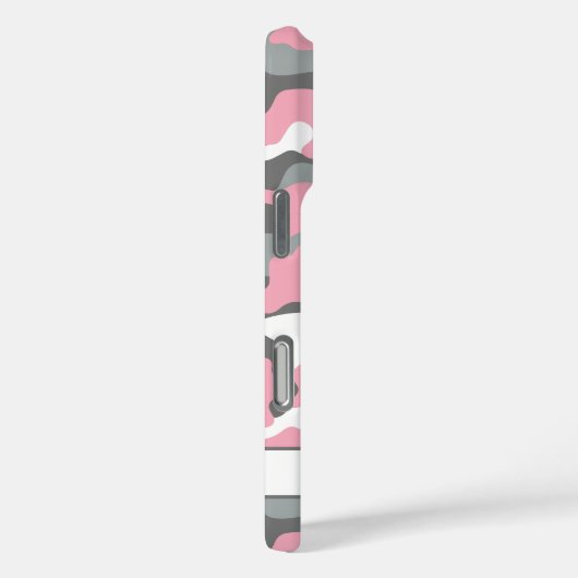 Blingy Pink Gray Camouflage Personalized Case-Mate iPhoneケース (裏面 / 右)