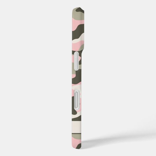 Blingy Pink Green Camouflage Personalized Case-Mate iPhoneケース (裏面 / 右)