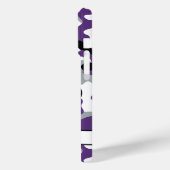 Blingy Purple Black Camouflage Personalized Case-Mate iPhoneケース (裏面 / 左)