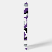 Blingy Purple Black Camouflage Personalized Case-Mate iPhoneケース (裏面 / 右)