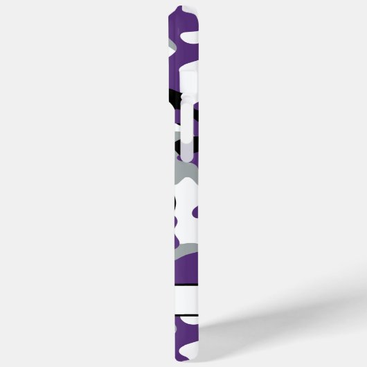 Blingy Purple Black Camouflage Personalized Case-Mate iPhoneケース (裏面 / 左)