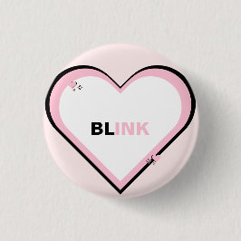 Blink Cute Kpop Teen Aesthetic 缶バッジ