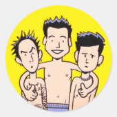 Blink Fan What is My Age Sticker Sheet ラウンドシール (正面)