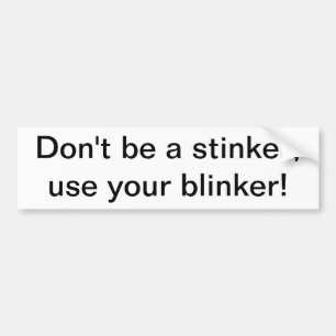 blinker2 バンパーステッカー