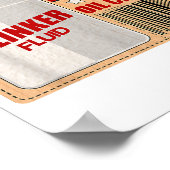 Blinker Fluid Bauggギフトシャツfor整備士i ポスター (角)