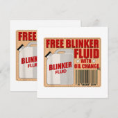 Blinker Fluid Bauggギフトシャツfor整備士i 招待状 (正面/裏面)
