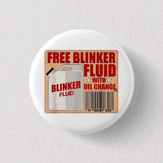 Blinker Fluid Bauggギフトシャツfor整備士i 缶バッジ (正面)