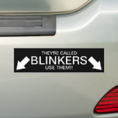 BLINKERSって呼ばれてる!!! バンパーステッカー (車上)