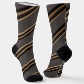 Blinky the Bat Hiding Stripe pattern Socks ソックス (傾斜あり)