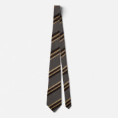 Blinky the Bat Hiding Stripe pattern Tie ネクタイ (正面)