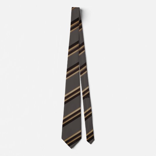 Blinky the Bat Hiding Stripe pattern Tie ネクタイ (正面)